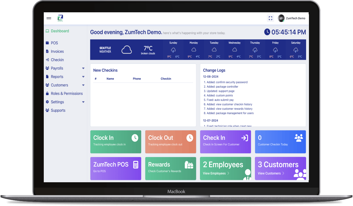 ZUMTech INC - Smart POS for Your Business